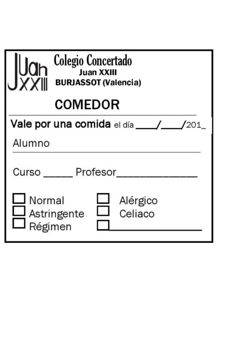 VALE COMEDOR 2023-2024